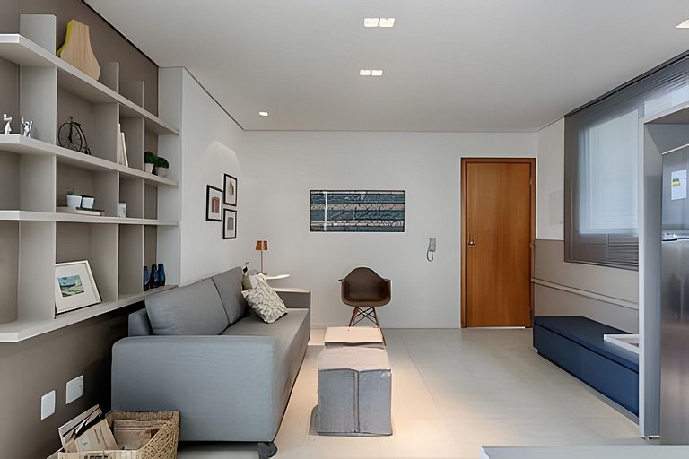 2201 Apartamento decorado no Centro