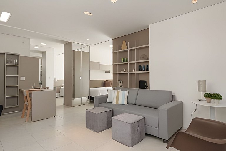 2201 Apartamento decorado no Centro