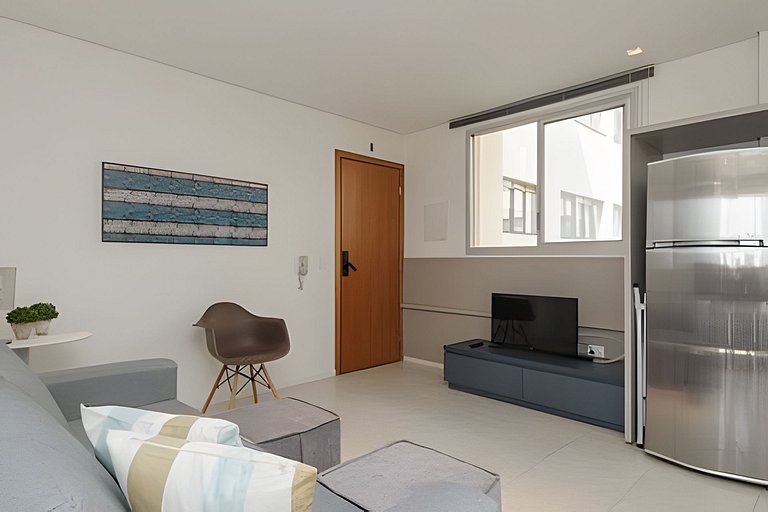 2201 Apartamento decorado no Centro