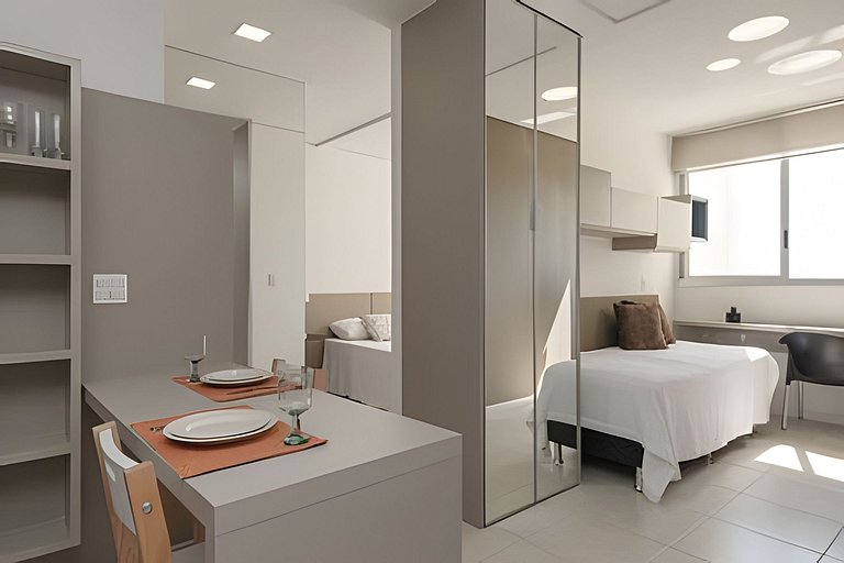 2201 Apartamento decorado no Centro