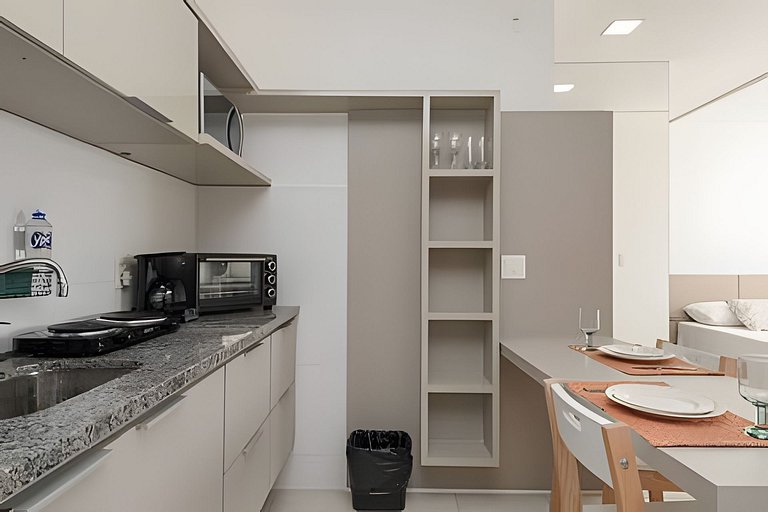 2201 Apartamento decorado no Centro