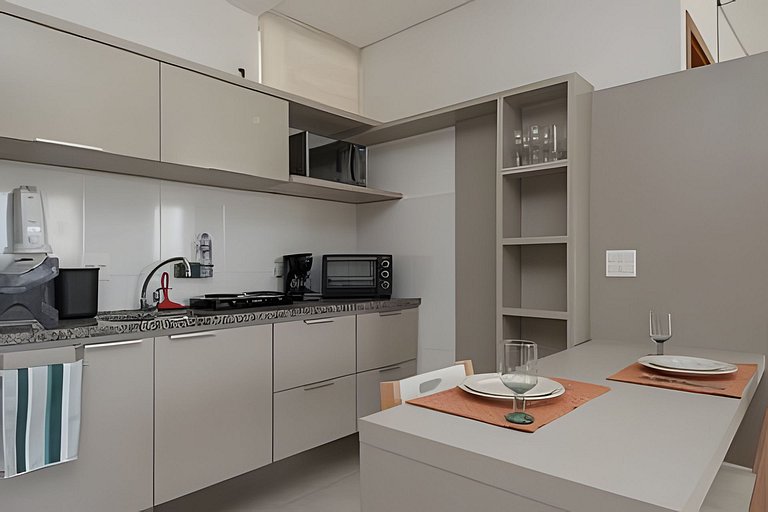 2201 Apartamento decorado no Centro