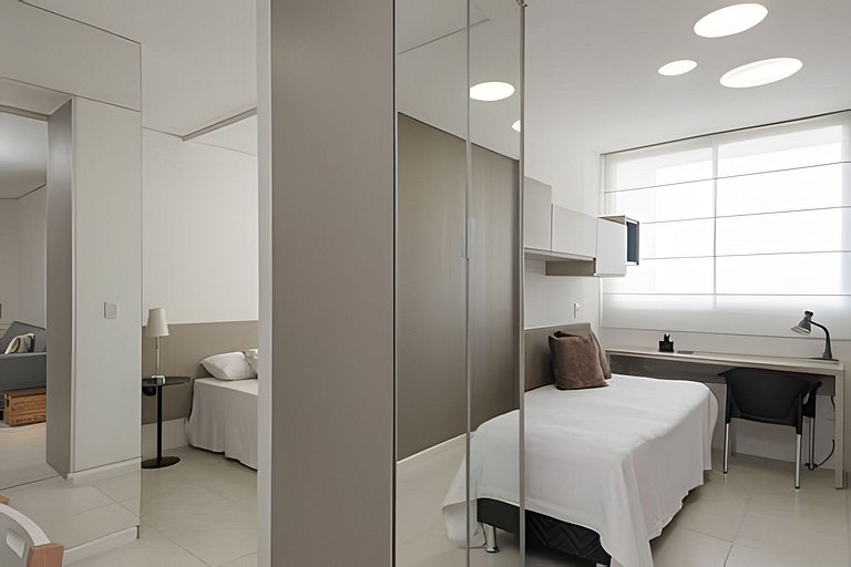 2201 Apartamento decorado no Centro