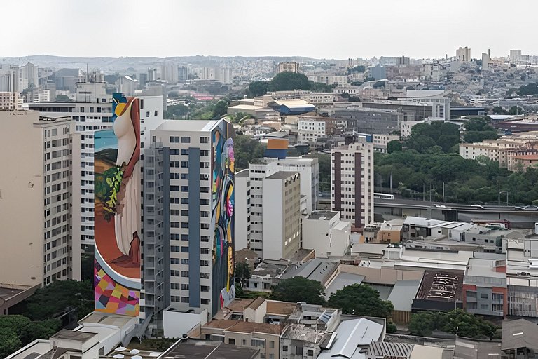 2201 Apartamento decorado no Centro
